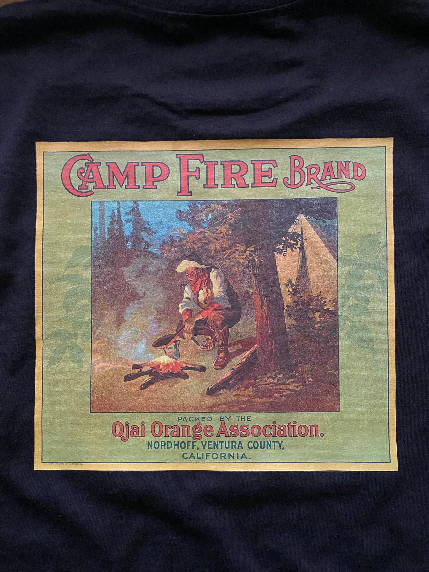 Camp Fire Brand Label Shirt